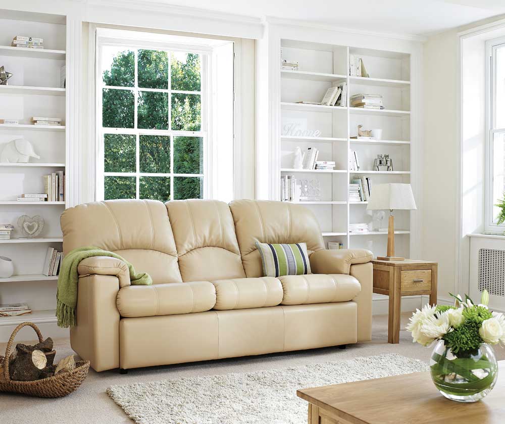 G Plan Chloe Leather Sofa Hoggs Furniture Newry Bedroom