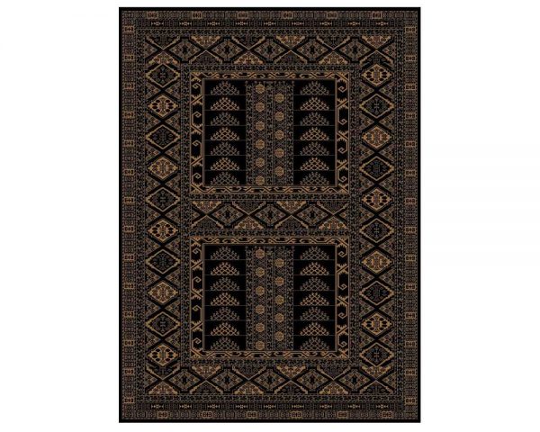 Woven Wool Wilton Rug - Afghan Rug 1