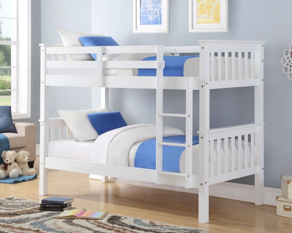 White 3Ft Bunk Bed