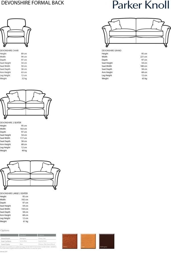 Parker Knoll Devonshire Leather Sofa - Image 2