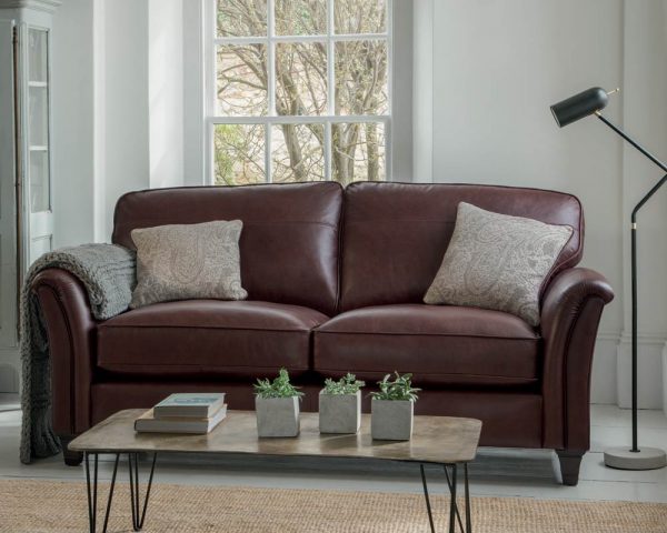 Parker Knoll Devonshire Leather Sofa