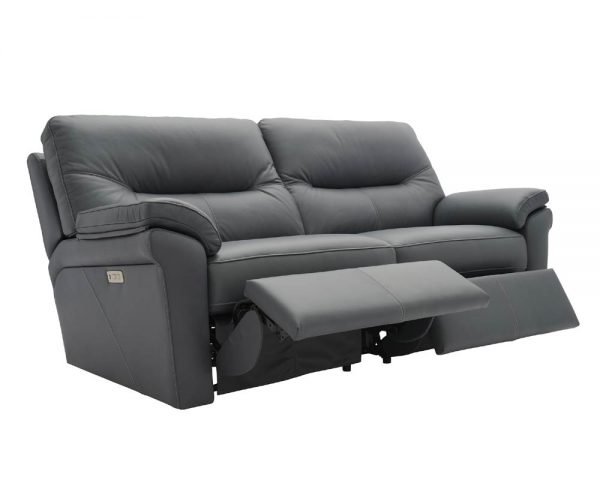 G Plan Seattle Leather Double Recliner Sofa