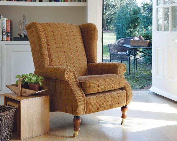 Parker Knoll York Fabric Manual Recliner Armchair - Image 4