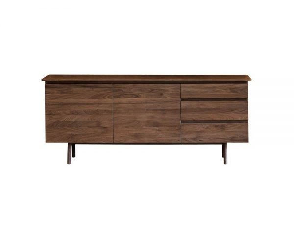 Madrid Walnut 2 Door-3 Drawer Sideboard
