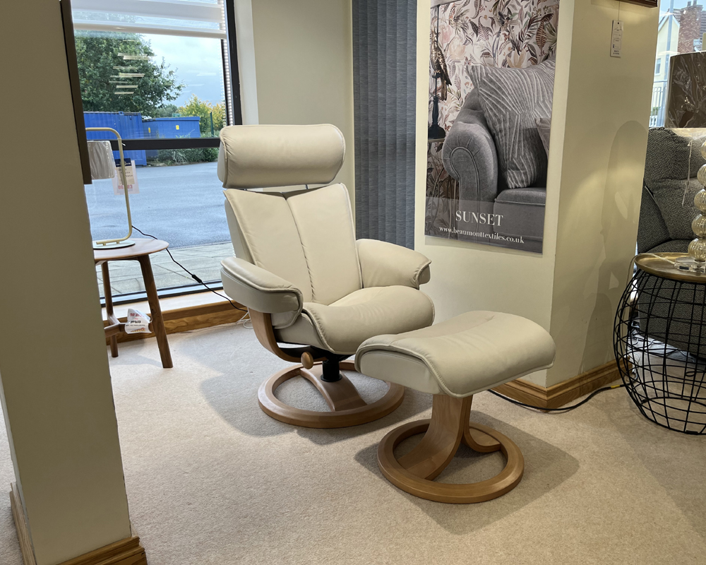 GPlan Bergan Leather Standard Chair & Stool