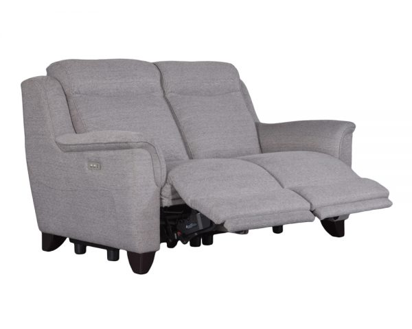 Parker Knoll Manhattan Fabric 2 Seater Power Recliner Sofa