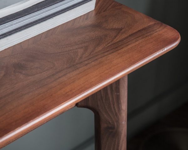 Madrid Walnut 1 Drawer Desk - Image 2