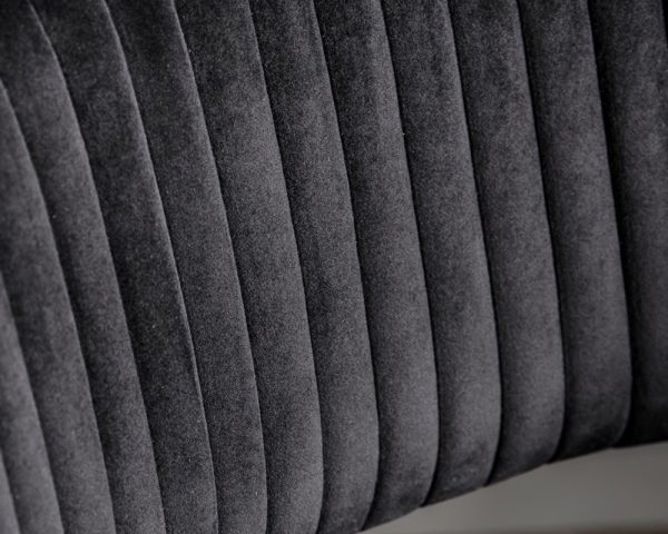 Murray Swivel Chair - Black Velvet - Image 3
