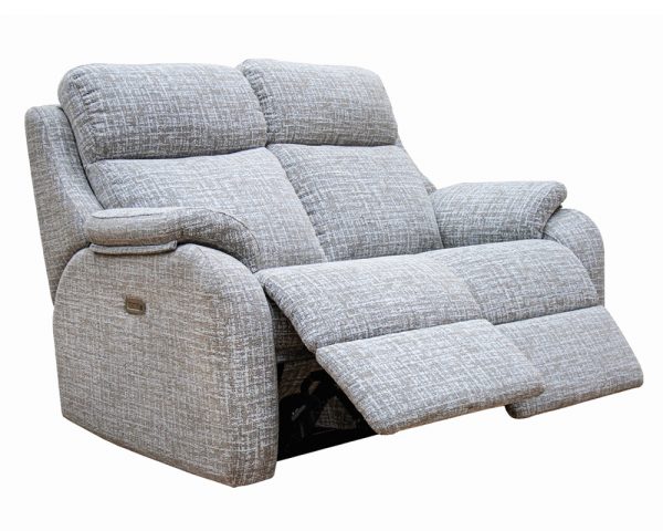 G Plan Kingsbury 2 Seater Fabric Recliner Sofa - Image 4