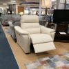Calia Italia Vulcano Leather 3 Seater Double Powered Recliner Sofa & Powered Chair - Image 6