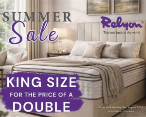 Relyon Summer Sale - Mattresses & Divan Beds - King Size @ Double Size Price