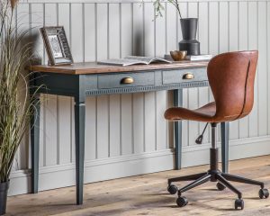 Bronte 2 Drawer Desk - Storm
