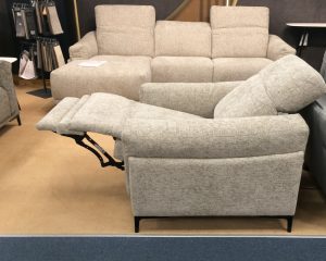 Calia Italia David Fabric Power Recliner Chair