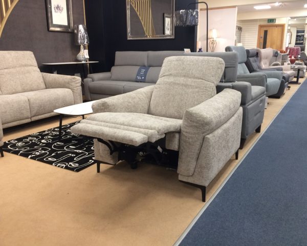 Calia Italia David Fabric Power Recliner Chair
