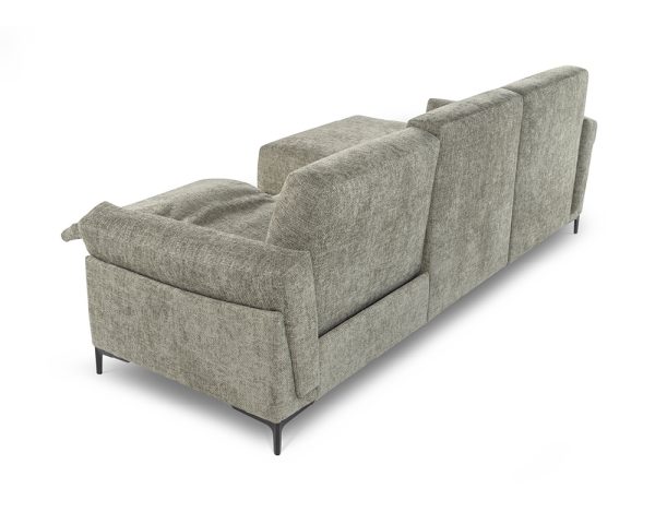 Calia Italia Oscar Fabric Chaise Sofa - Image 3