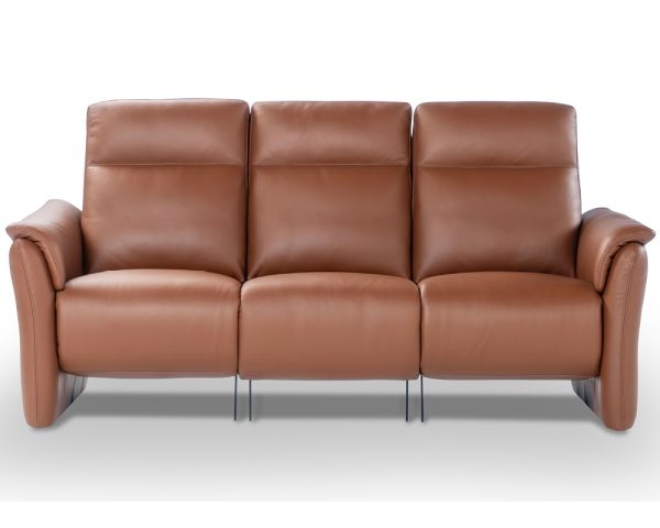 Calia Italia Presley Leather 3 Seater Sofa
