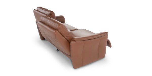 Calia Italia Presley Leather Power Recliner Sofa - Image 3