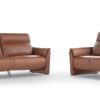 Calia Presley Large & Small 2 seater Leather Sofas