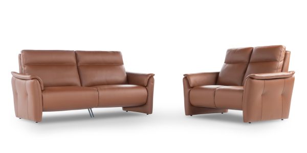 Calia Presley Large & Small 2 seater Leather Sofas