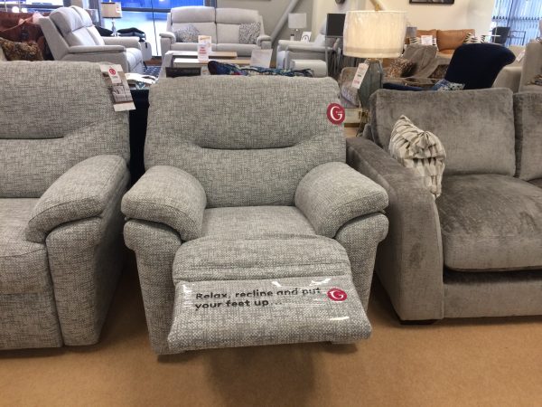 G Plan Seattle Fabric Power Recliner Chair