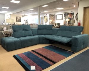 Calia Italia Nicholas Corner Model With Double Powered Recliner