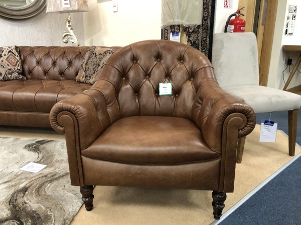 Tetrad Liberty Midi Leather Sofa & Beaton Leather Chair - Image 5