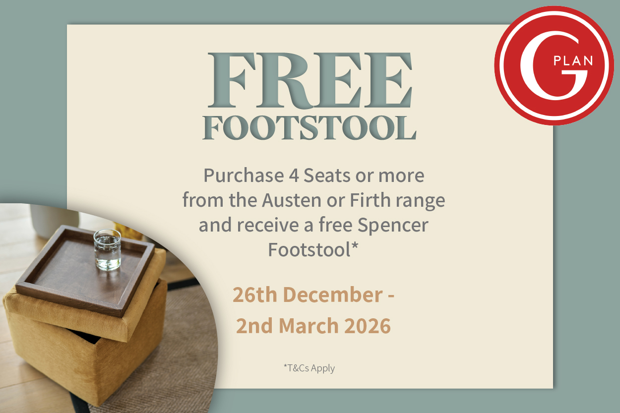 * G Plan Austen - SALE - FREE FOOTSTOOL * - Image 2