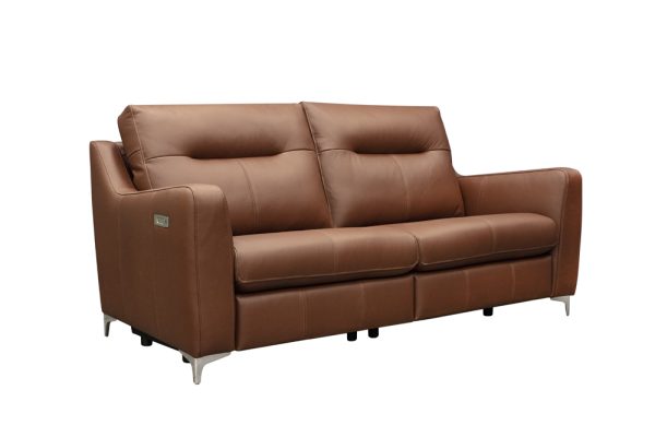 Austen large power sofa 3qtr - leather
