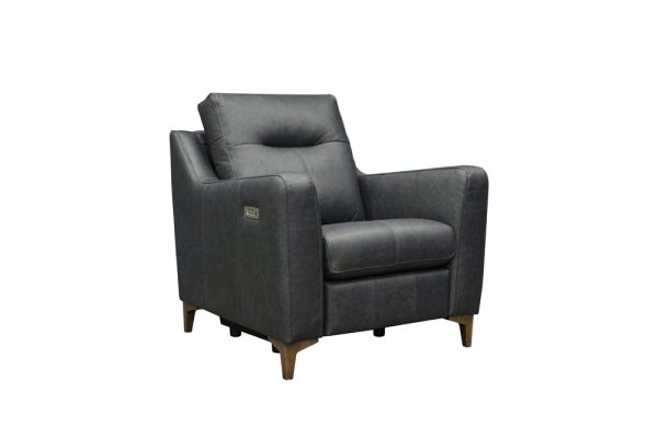 Austen power armchair 3qtr - leather