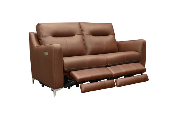 Austen small power sofa 3qtr out - leather