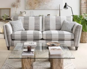 Parker-Knoll-Harlow-Fabric-Large 2 Seater Sofa Formal Back