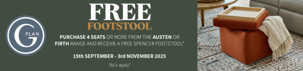 * G Plan Austen Promotion - FREE FOOTSTOOL * - Image 2