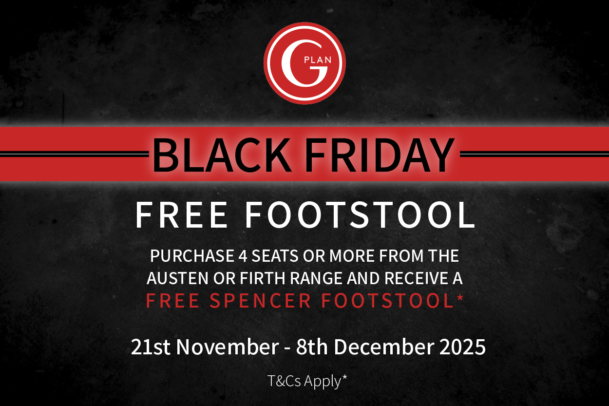 G Plan Austen - Black Friday Promotion - FREE Footstool