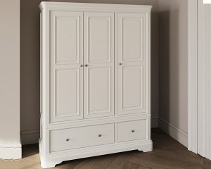 Mabel Bone Triple Wardrobe