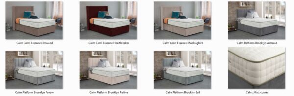 AIS Dreamworld Base-Headboard Fabric Colours 2