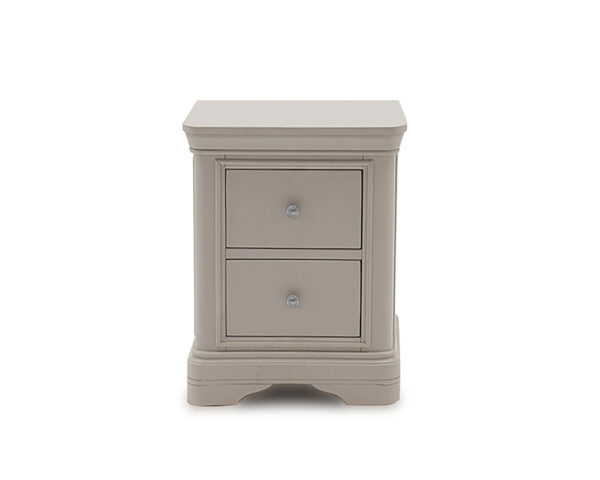 Mabel Taupe Night Table Front