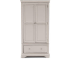 Mabel Taupe Wardrobe 2 Door - Straight