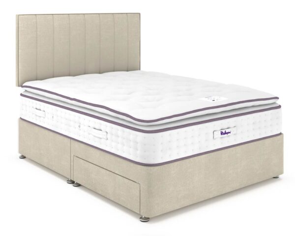 Relyon Carisbrooke Wool Pocket 5500 Divan Bed Set & Headboard.