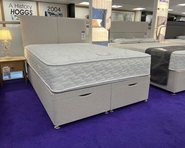 Relyon Double (4'6'') Ottoman Base & React Memory Pocket Sprung Mattress