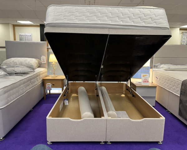 Relyon Double (4'6'') Ottoman Base & React Memory Pocket Sprung Mattress