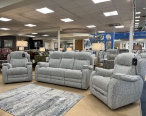Parker Knoll Fabric 3 Seater Sofa, Armchair & Power Reclining Armchair
