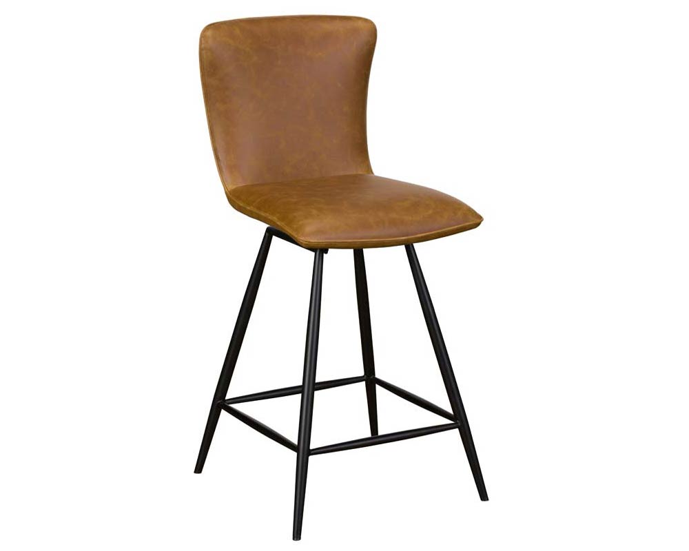 Nella-Bar-Stool-Tan PU Leather