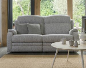 Parker Knoll Boston 25 Fabric Large 2 Seater in Ripple Mist