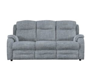 Parker Knoll Boston Fabric 3 Seater Sofa - Dash Blue