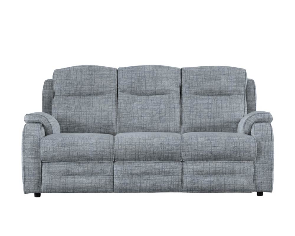 Parker Knoll Boston Fabric 3 Seater Sofa - Dash Blue
